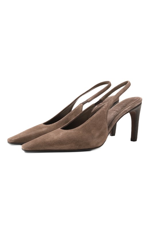 Замшевые туфли Brunello Cucinelli MZSFC3058P Бежевый MZSFC3058P