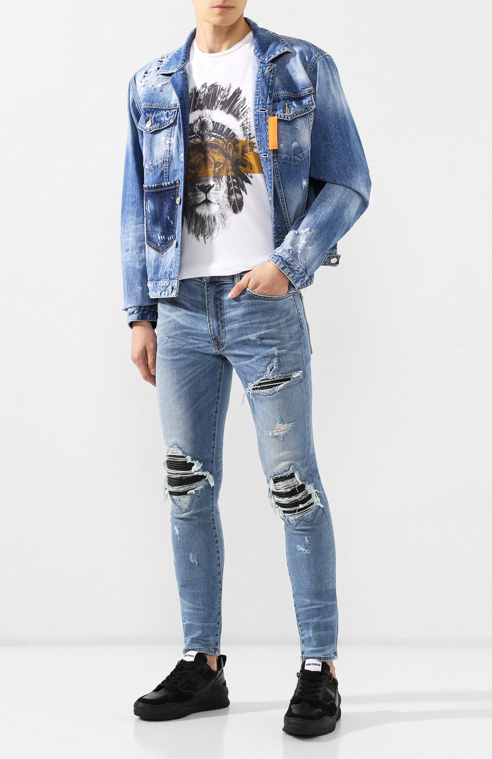 Хлопковая футболка BISIBIGLIO, арт. LI0N MASK, фото 2