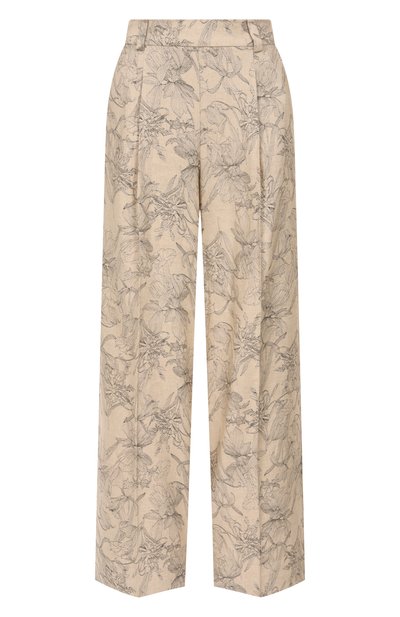 Женские брюки из вискозы и льна WINDSOR, арт. 52 DH456HV 10019671/30046397