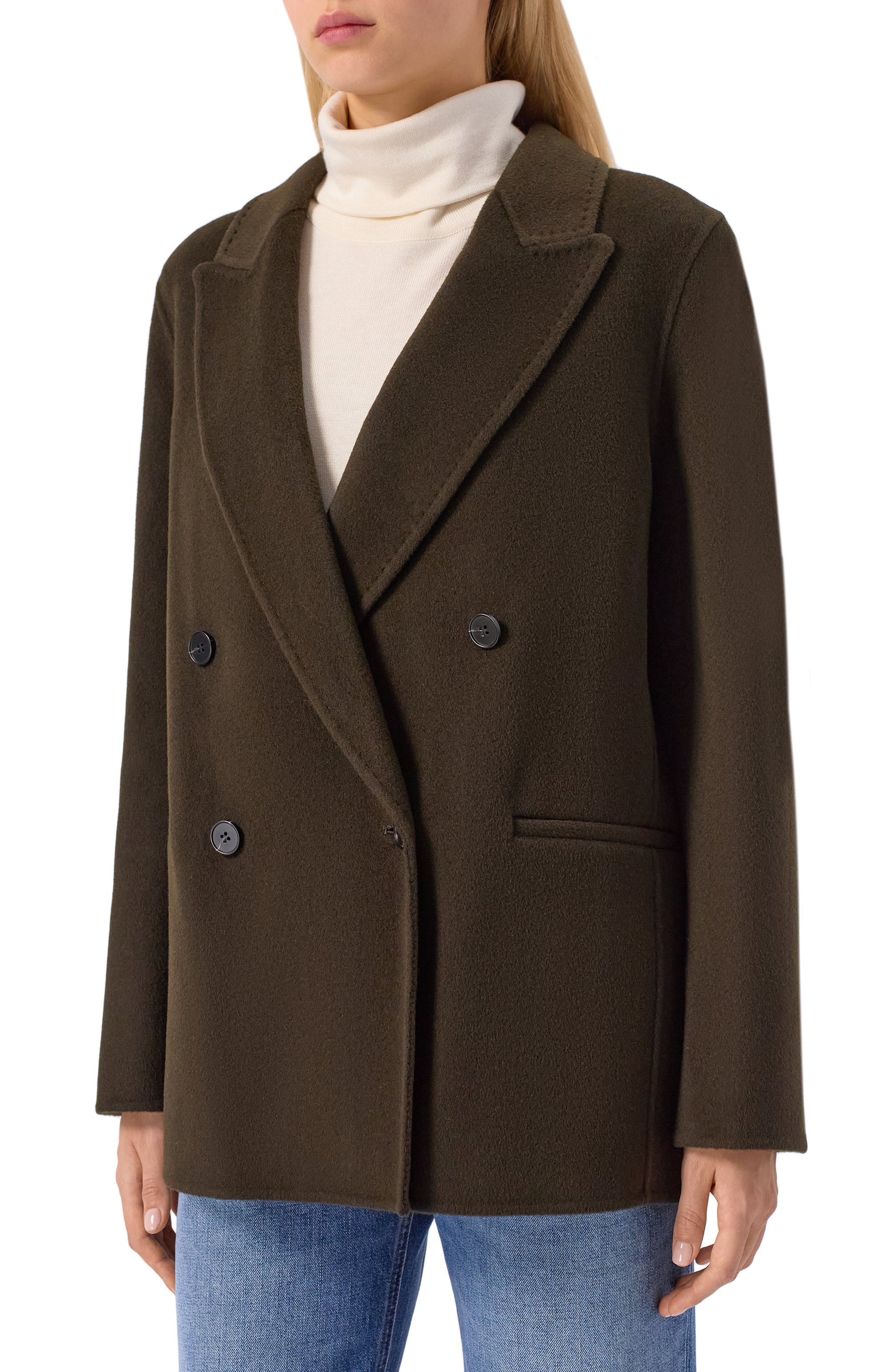 Полупальто из шерсти и кашемира BEATRICE .B, арт. 25FA3919D0UBLEWS, фото 3