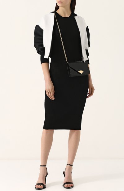 Клатч barbara MICHAEL MICHAEL KORS черного цвета по цене 33250 руб., арт. 30H7GB8C6P, фото 2 Клатч barbara MICHAEL MICHAEL KORS, арт. 30H7GB8C6P, фото 2