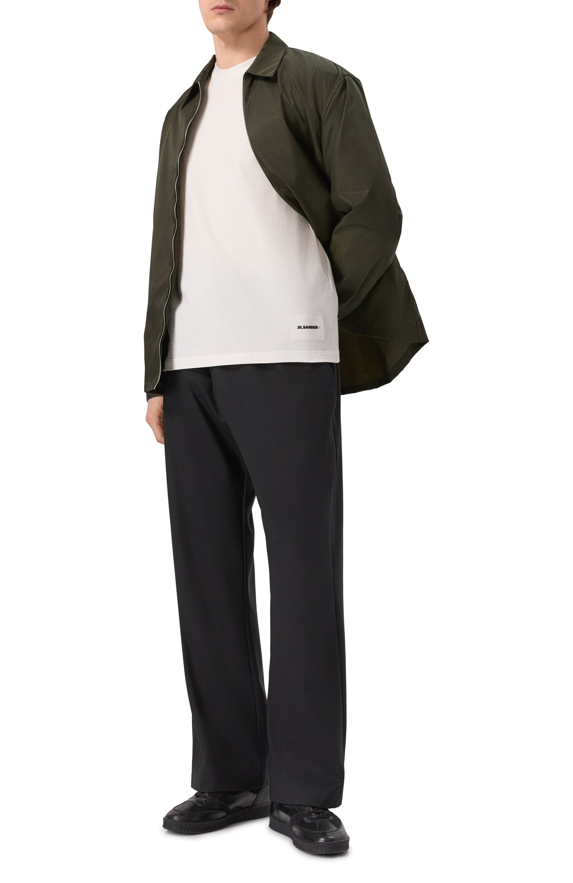 Комплект из трех лонгсливов JIL SANDER разноцветного цвета по цене 58350 руб., арт. J47GC0002/JTN254, фото 2 Комплект из трех лонгсливов JIL SANDER, арт. J47GC0002/JTN254, фото 2
