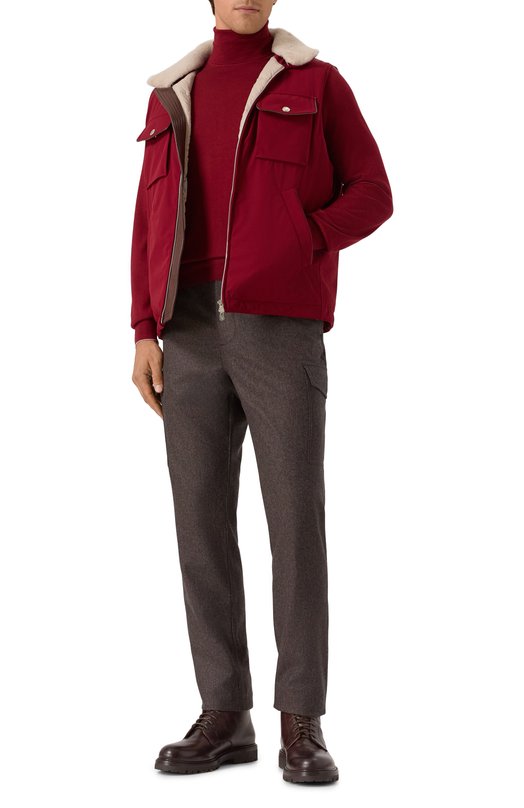 Водолазка из кашемира и шелка Brunello Cucinelli M2300103 Розовый  M2300103 Фото 2
