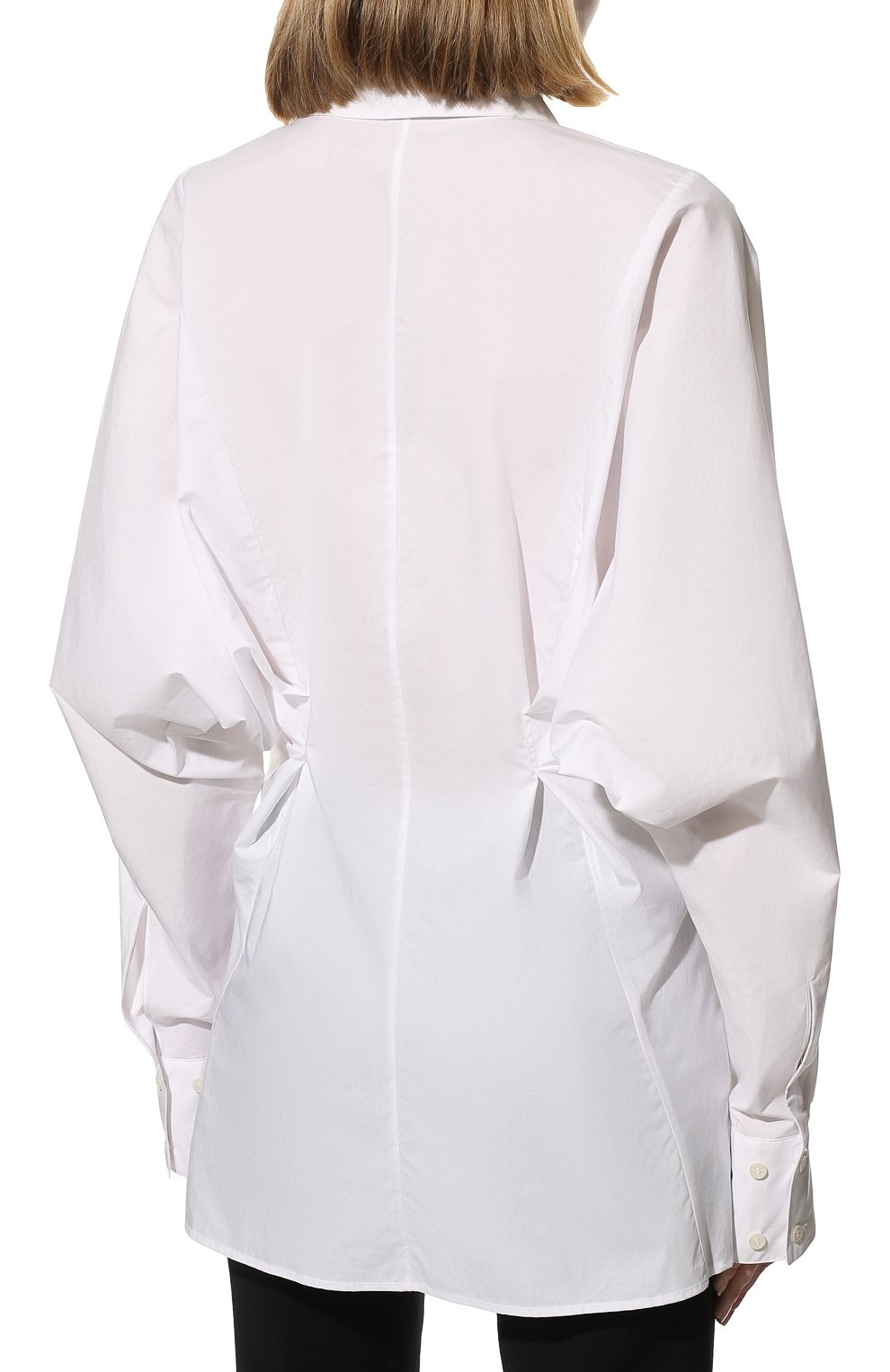 Хлопковая рубашка ACNE STUDIOS белого цвета по цене 54950 руб., арт. AC0414, фото 4 Хлопковая рубашка ACNE STUDIOS, арт. AC0414, фото 4