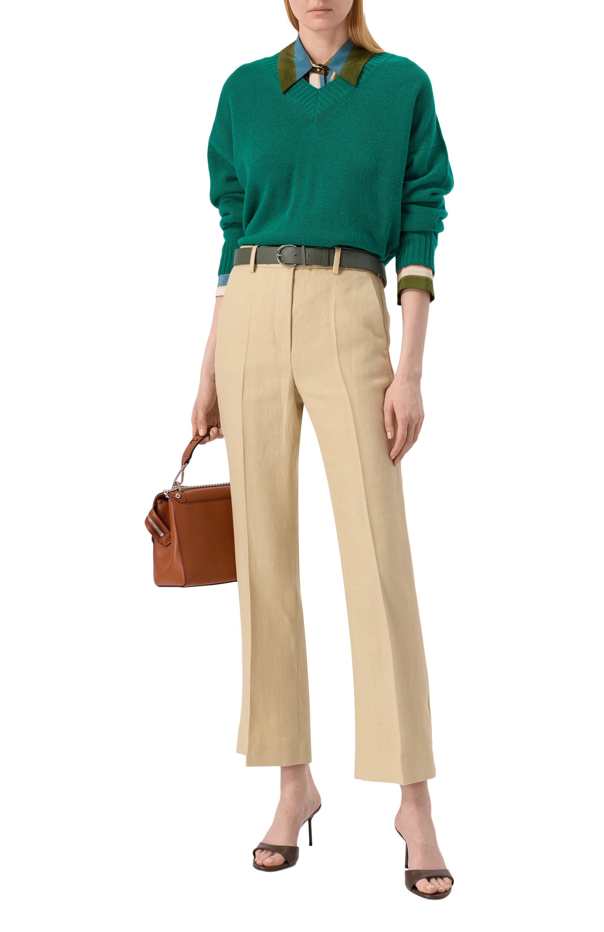 Пуловер из шерсти и вискозы WEEKEND MAX MARA, арт. MESTRE, фото 2