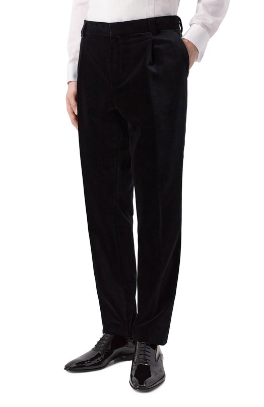 Бархатные брюки HUGO 50549025 Чёрный  50549025 Фото 3