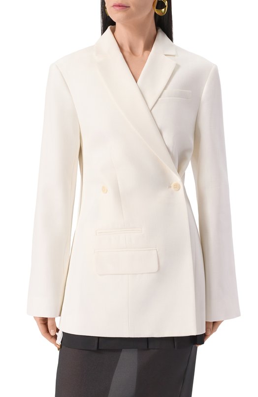 Жакет из вискозы Jacquemus 23E231JA022 Кремовый  23E231JA022 Фото 3