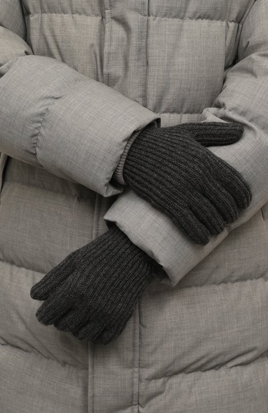 

Кашемировые перчатки malo, Серый