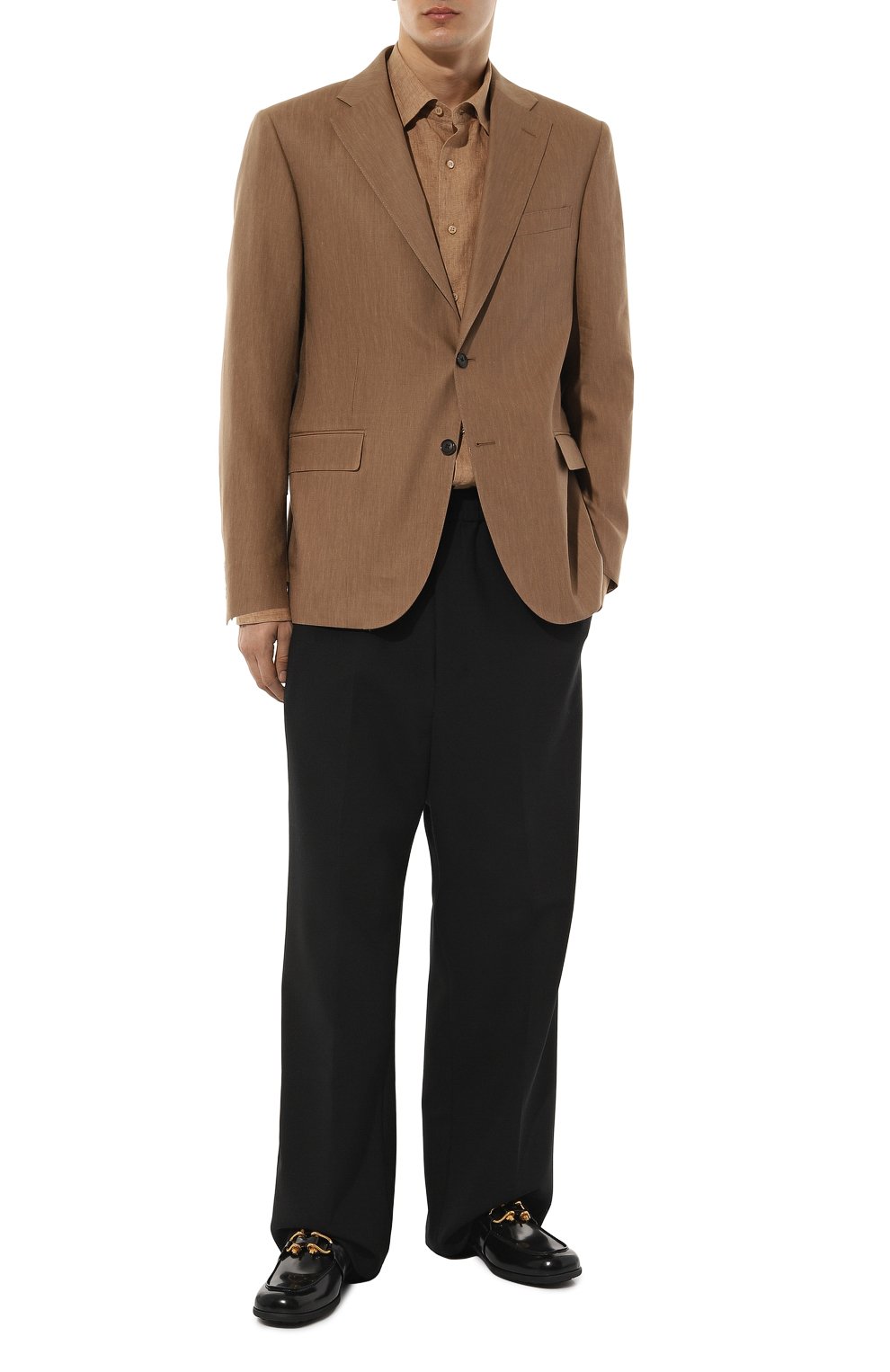 Кожаные лоферы BOTTEGA VENETA, арт. 716264/V2JB0, фото 2