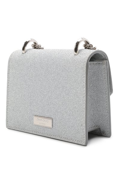 Сумка paris mini JIMMY CHOO серебряного цвета по цене 75300 руб., арт. MINI PARIS/Z0K, фото 3 Сумка paris mini JIMMY CHOO, арт. MINI PARIS/Z0K, фото 3