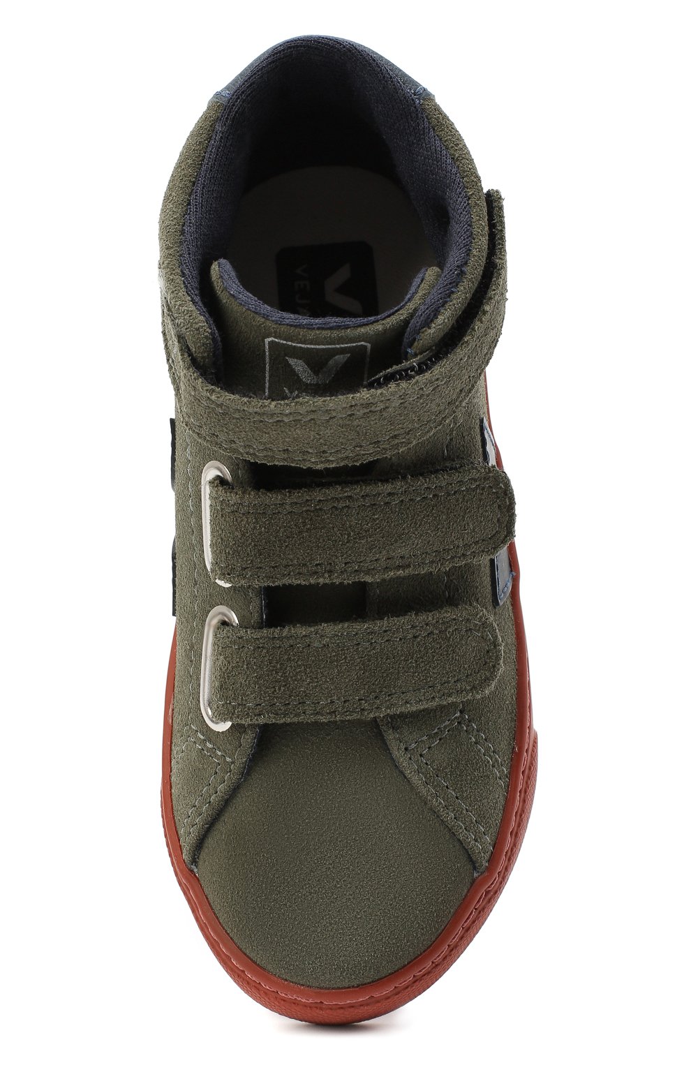 Замшевые высокие кеды VEJA, арт. RMV032423/28-35, фото 4