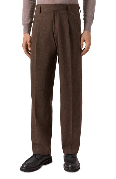 Брюки из шерсти и хлопка HUGO, арт. 50544668, фото 3