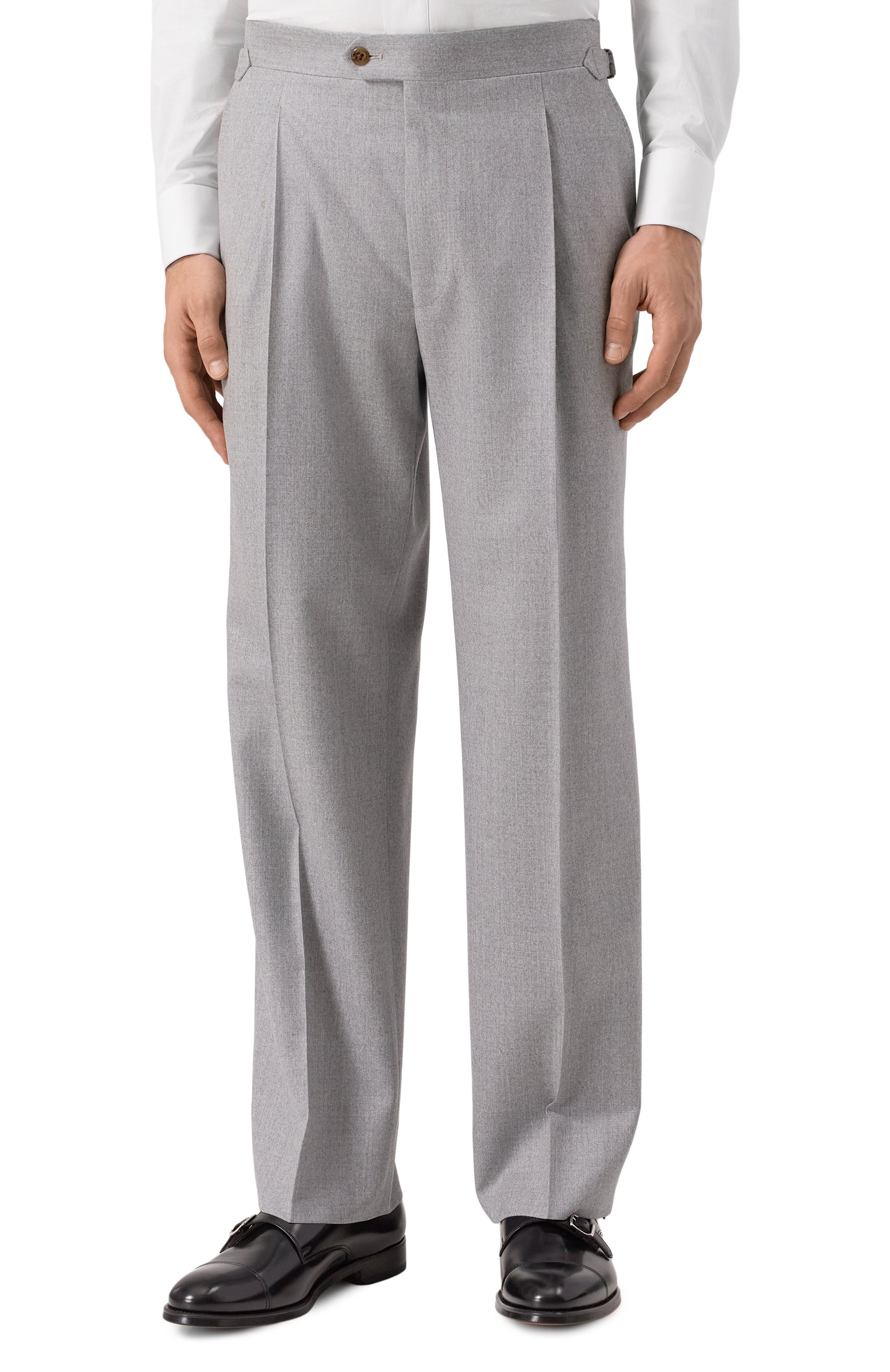 Шерстяные брюки CORNELIANI, арт. 264L26-2618111, фото 3