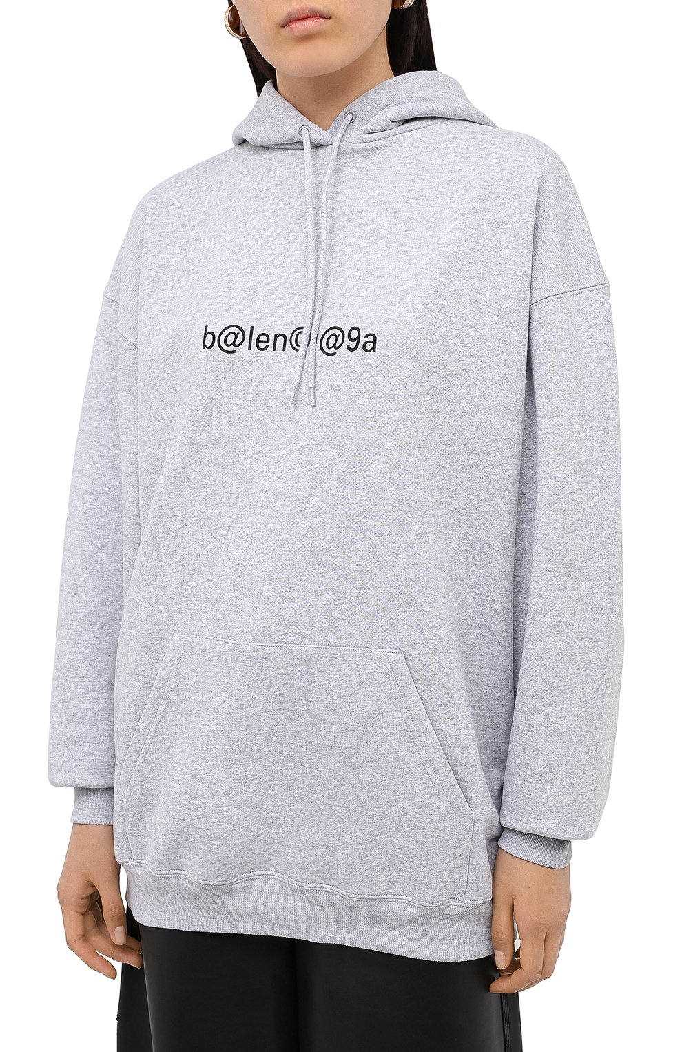 Хлопковое худи BALENCIAGA серого цвета по цене 79950 руб., арт. 578135/TIV51, фото 3 Хлопковое худи BALENCIAGA, арт. 578135/TIV51, фото 3