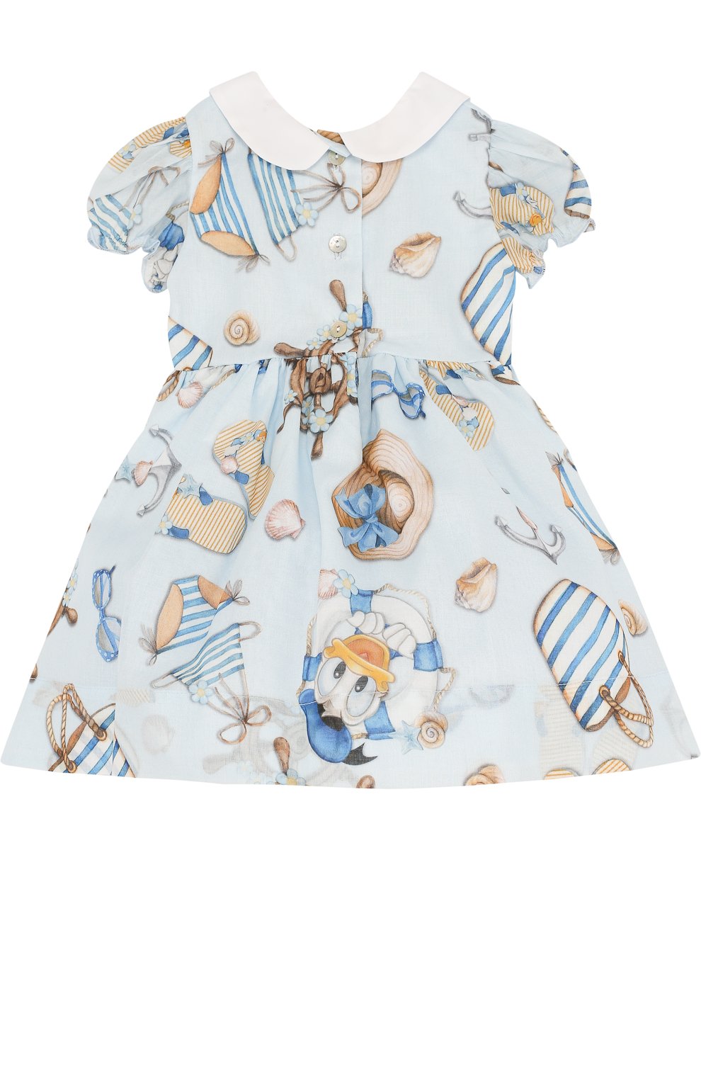 Хлопковое платье с принтом MONNALISA, арт. 311912, фото 2