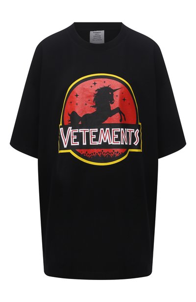 Женская хлопковая футболка VETEMENTS, арт. UA52TR320B 1602/W