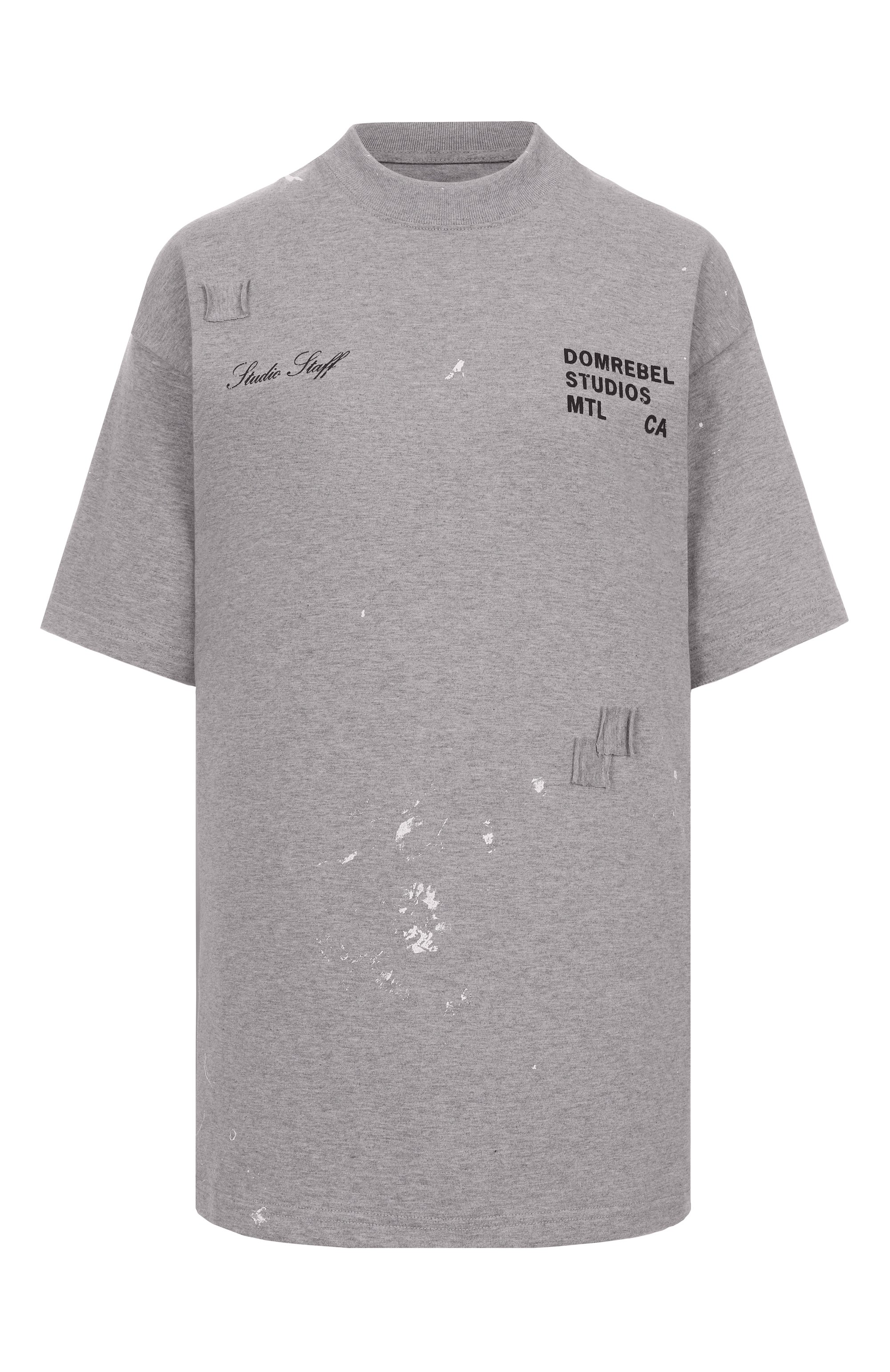 Хлопковая футболка DOMREBEL, арт. STAFF TEE T-SHIRT, фото 1