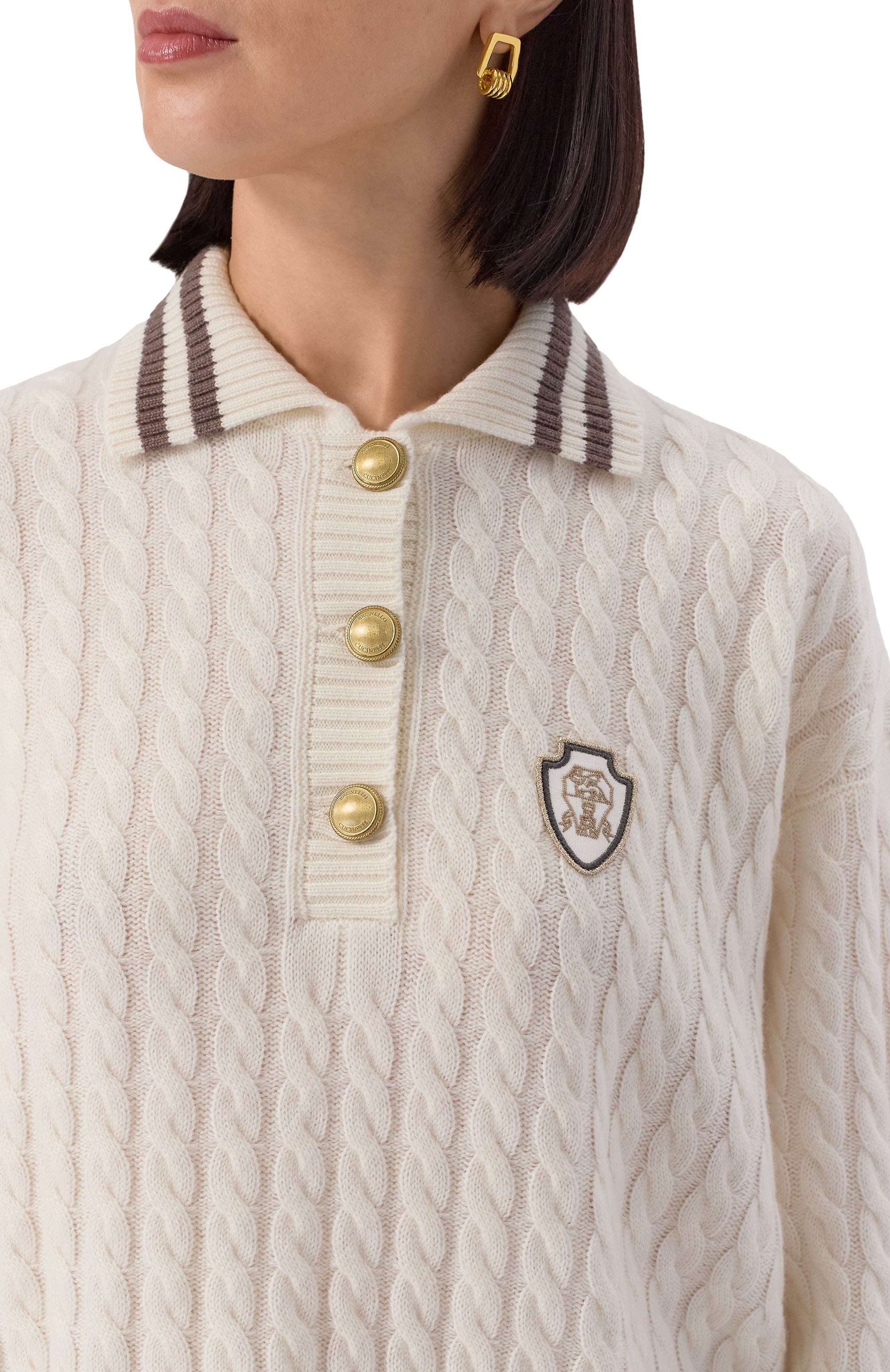 Кашемировое поло BRUNELLO CUCINELLI, арт. M12731505, фото 5