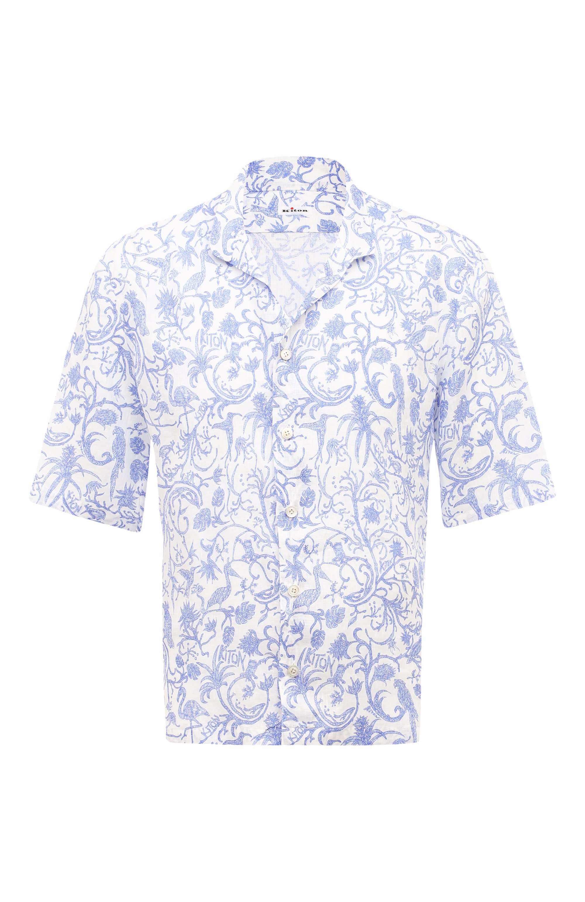 Льняная рубашка KITON, арт. UMC024H08902, фото 1