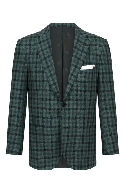 Мужской пиджак из кашемира и хлопка KITON, арт. UG81K0189I
