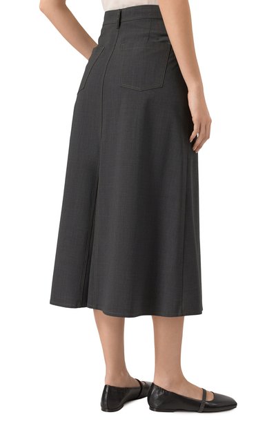 Шерстяная юбка BRUNELLO CUCINELLI, арт. M0W07G3740, фото 4