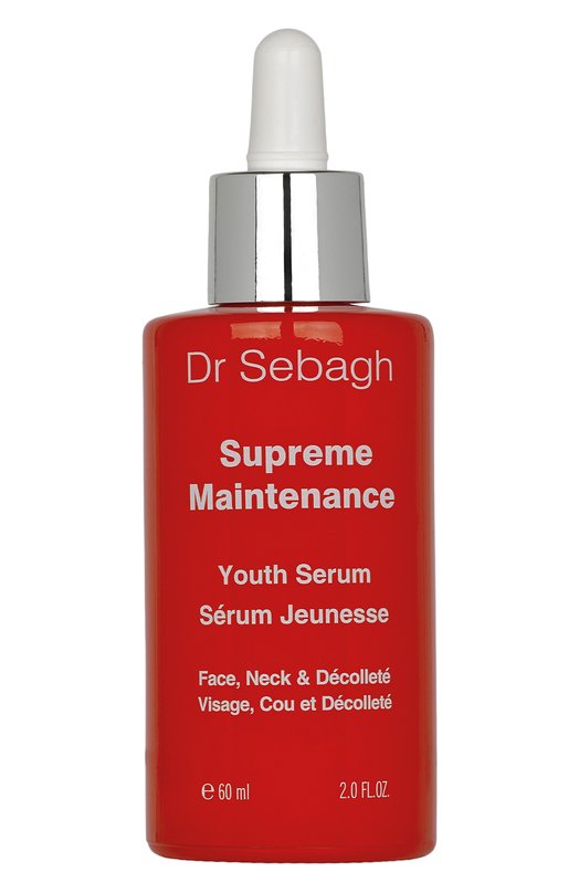 фото Сыворотка высококонцентрированная для лица, шеи и области декольте supreme maintenance. youth serum (60ml) dr sebagh