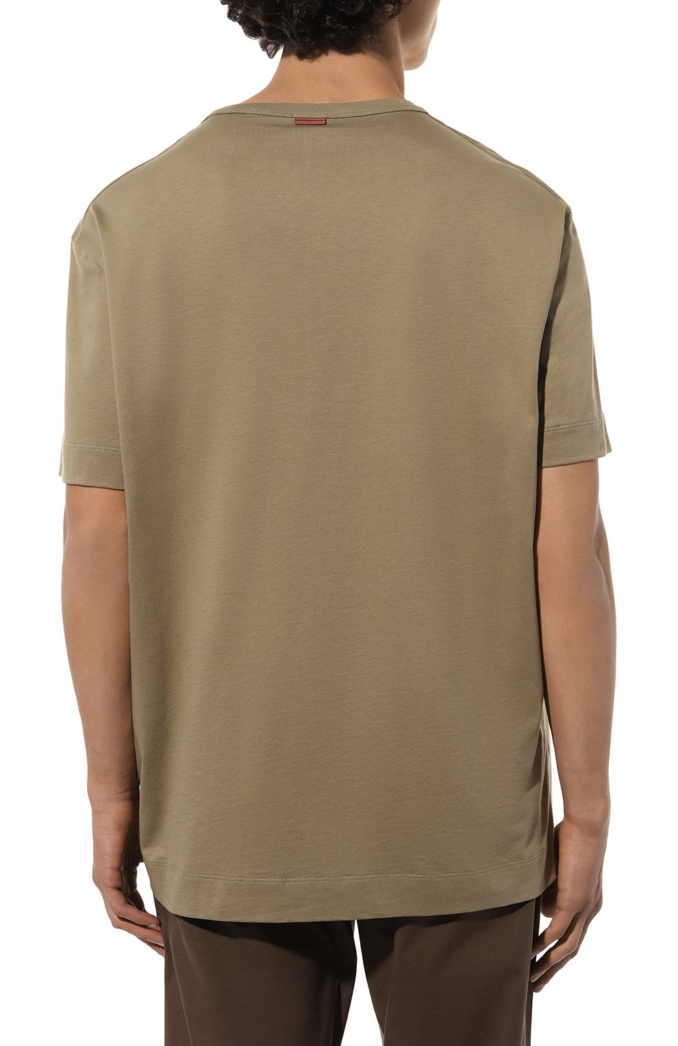 Хлопковая футболка ZEGNA, арт. UD360A7/D760, фото 4