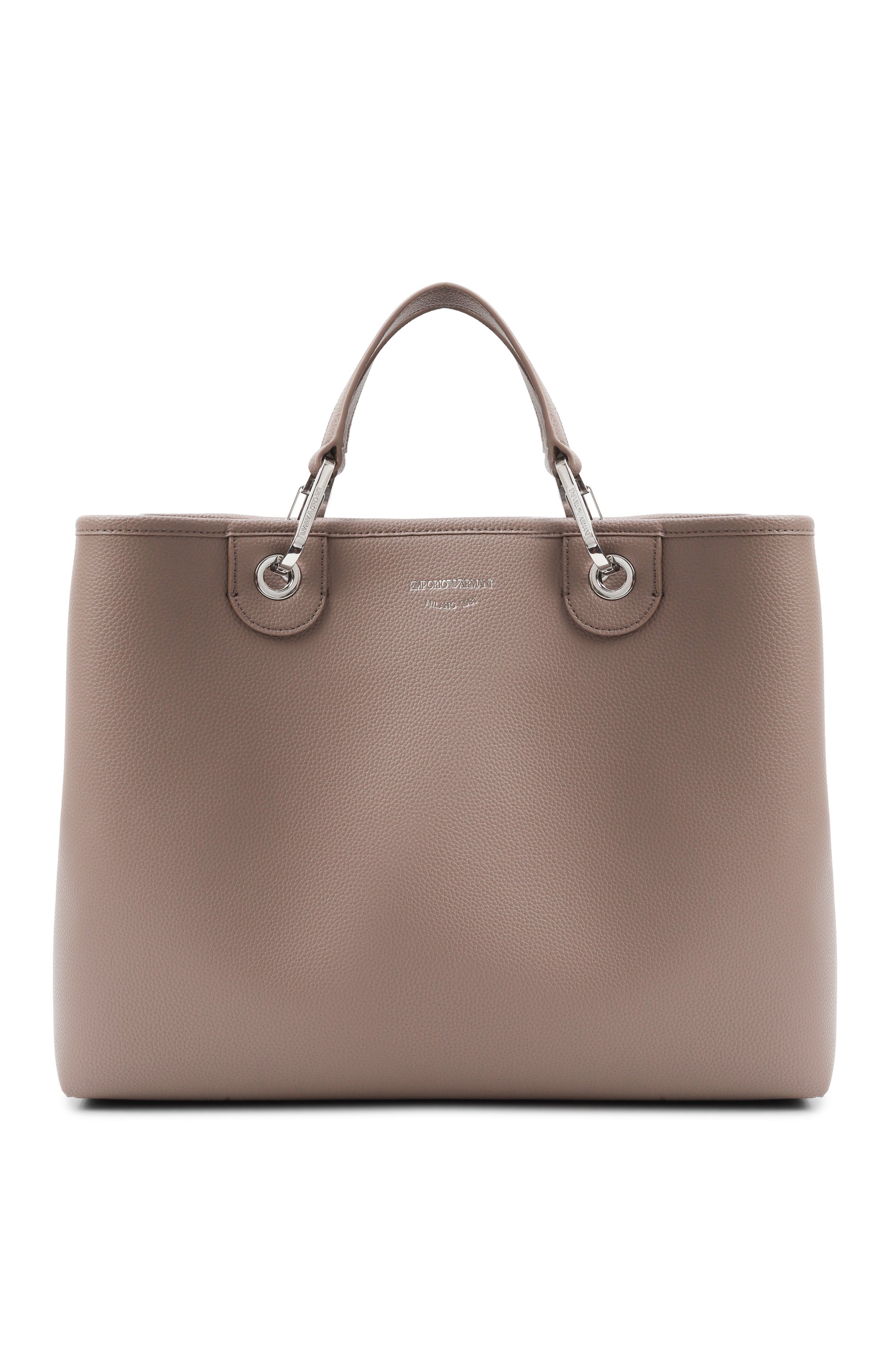 Сумка-тоут myea medium EMPORIO ARMANI темно-бежевого цвета по цене 37800 руб., арт. EW000360/AF12036, фото 1 Сумка-тоут myea medium EMPORIO ARMANI, арт. EW000360/AF12036, фото 1