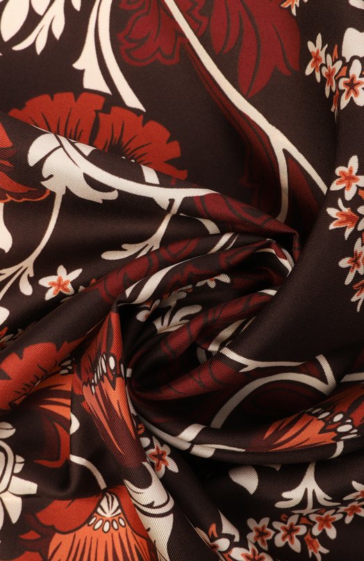 Шелковый платок Elie Saab 710009642F25 Бордовый  710009642F25 Фото 3