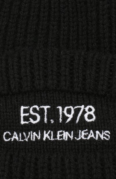 Шерстяная шапка EST.1978 CALVIN KLEIN JEANS, арт. J90J900301, фото 3