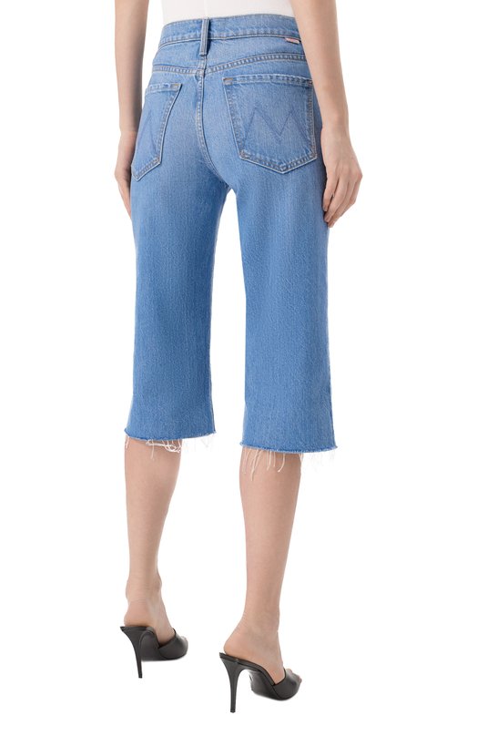 Джинсовые шорты The Half Eaten Fray Mother 11346-1321 Голубой  11346-1321 Фото 4