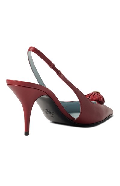 Кожаные туфли coeur royal 75 VALENTINO бордового цвета по цене 125500 руб., арт. 9W2S0QD6/DMD, фото 5 Кожаные туфли coeur royal 75 VALENTINO, арт. 9W2S0QD6/DMD, фото 5