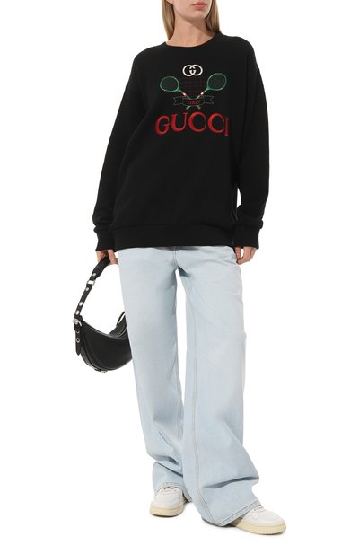 Хлопковый свитшот GUCCI, арт. 469250 XJBIY, фото 2