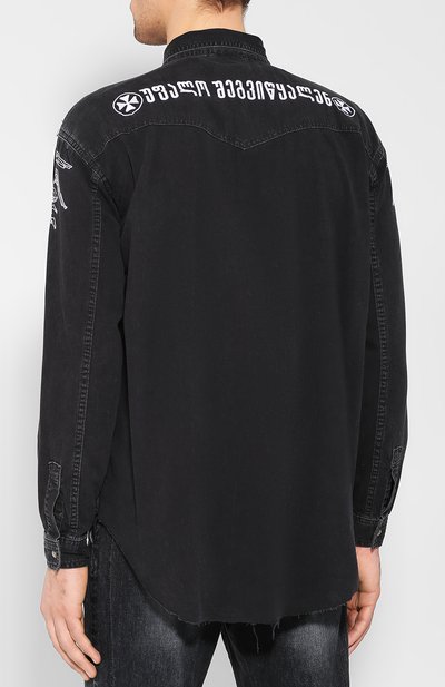 Джинсовая рубашка VETEMENTS, арт. USS196010/M, фото 4