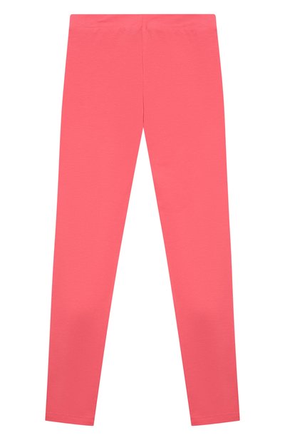 Хлопковые легинсы MOSCHINO кораллового цвета по цене 4995 руб., арт. HGP047/LBA00/4A-8A, фото 2 Хлопковые легинсы MOSCHINO, арт. HGP047/LBA00/4A-8A, фото 2