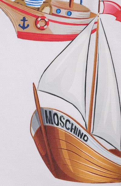 Хлопковое поло MOSCHINO, арт. HMM03Y/LFA01/4-8, фото 3