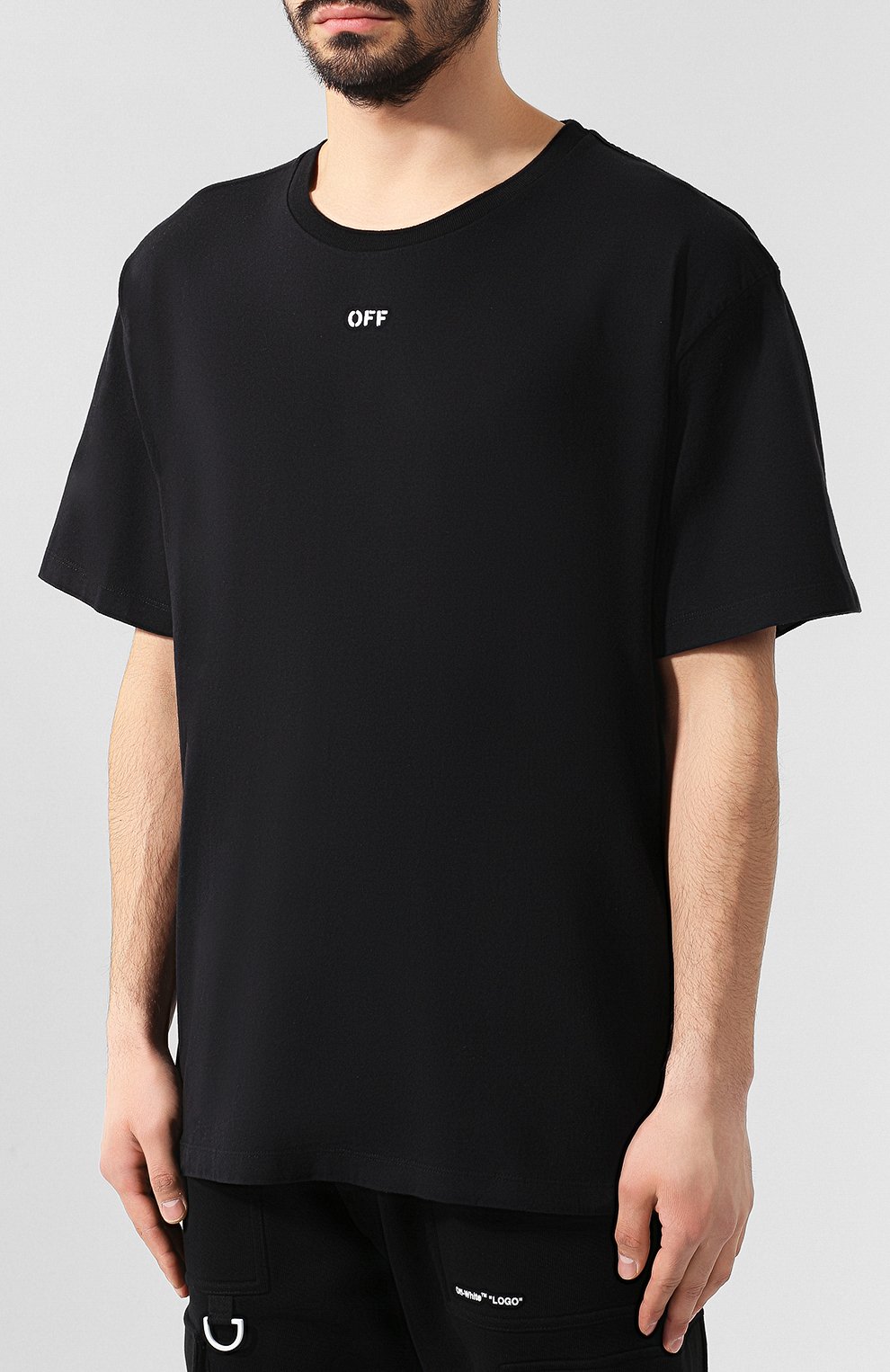 Хлопковая футболка OFF-WHITE, арт. 0MAA038S191850171088, фото 3