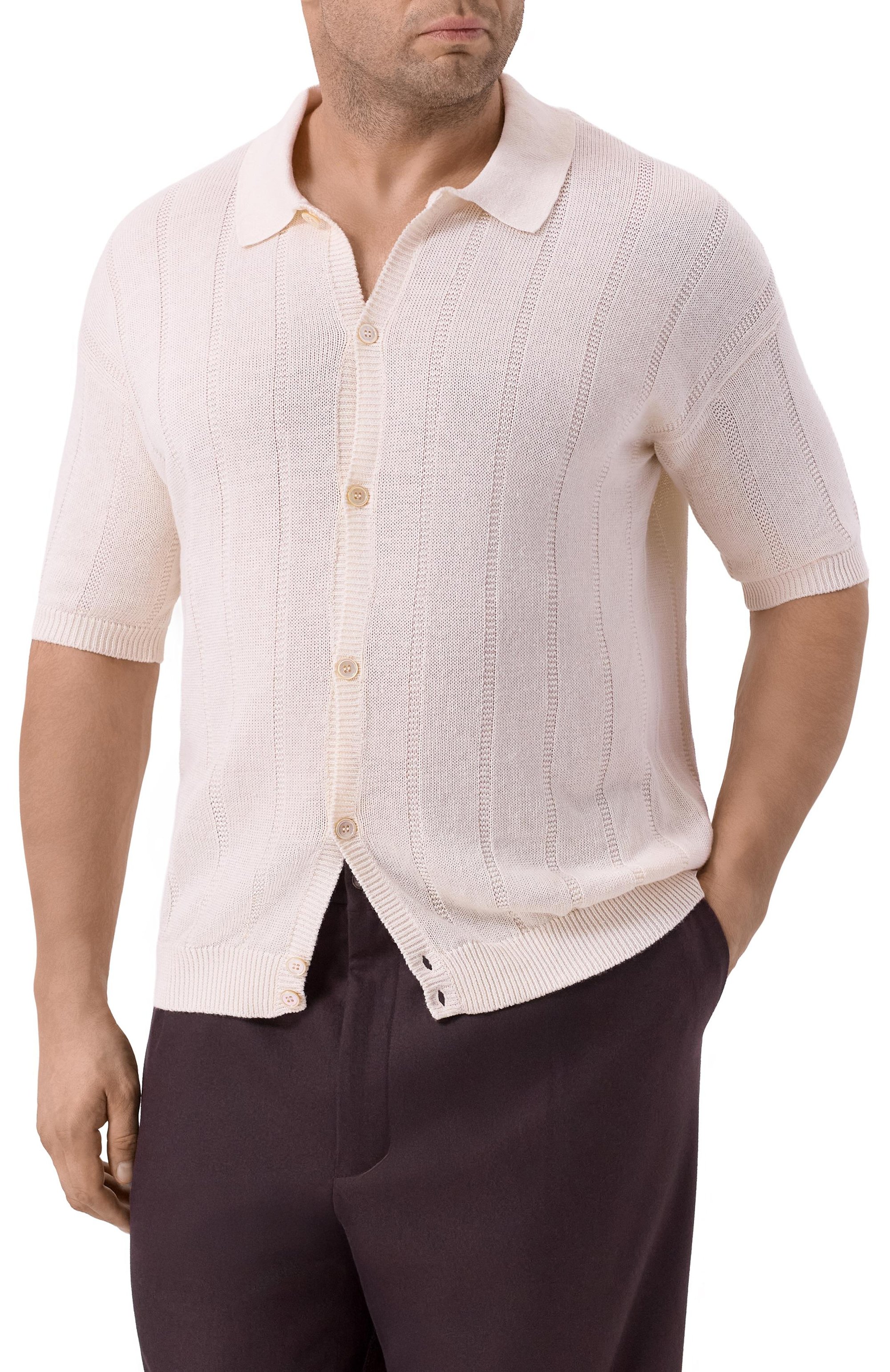 Рубашка изо льна и хлопка MVST, арт. MS60-1233-01MUBIG, фото 3