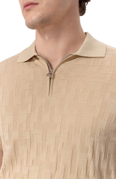 Поло из шелка и хлопка STEFANO RICCI, арт. K818098P31/F25279, фото 5