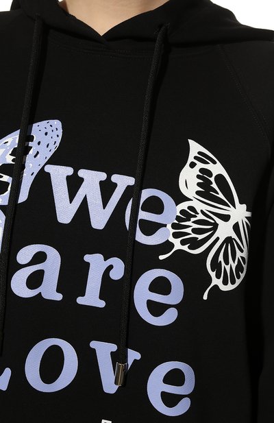 Хлопковое худи ERMANNO FIRENZE, арт. D40EL 053EF8, фото 5