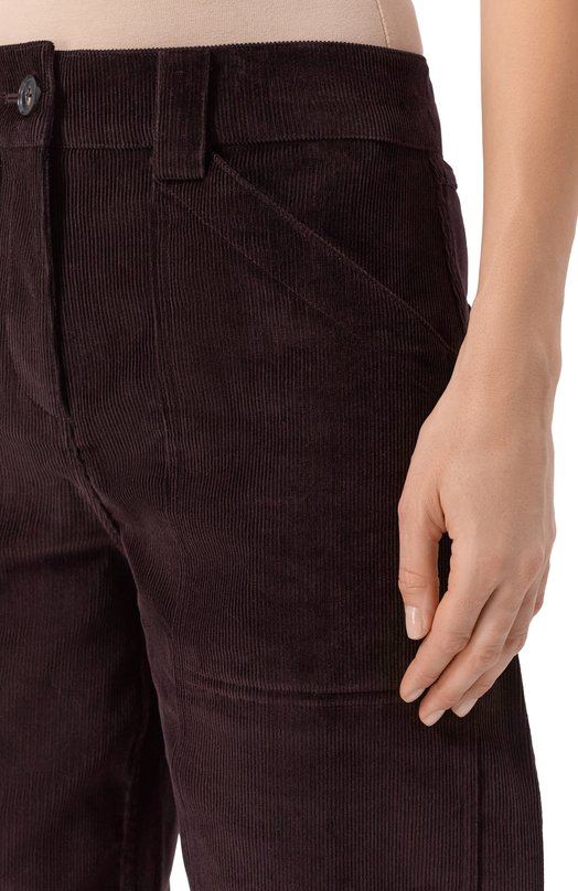 Вельветовые брюки Co 5955PCC-F25 Коричневый  5955PCC-F25 Фото 5