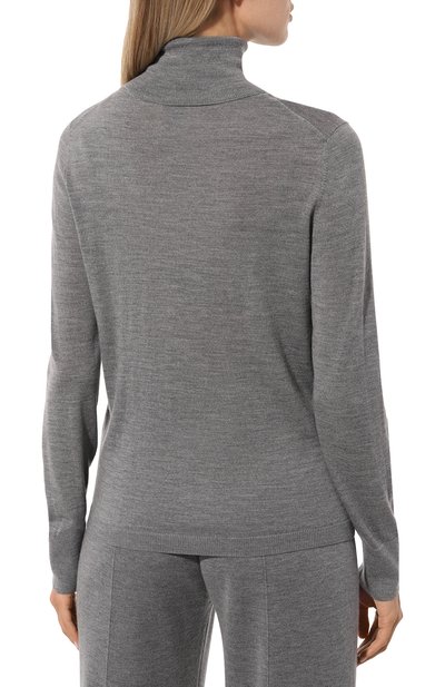 Шерстяная водолазка ALLUDE серого цвета по цене 25350 руб., арт. 245/64010, фото 4 Шерстяная водолазка ALLUDE, арт. 245/64010, фото 4