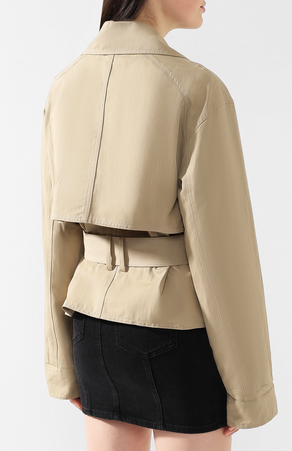 Куртка из смеси хлопка и льна BALMAIN, арт. RF18252/C103, фото 4