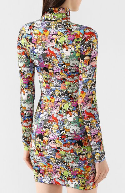 Платье с принтом VETEMENTS, арт. SS20DR295 2613/W/VETEM0NSTER PRINT, фото 4