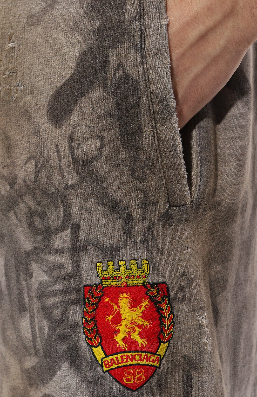 Хлопковые брюки BALENCIAGA, арт. 740028/T0VA8, фото 5