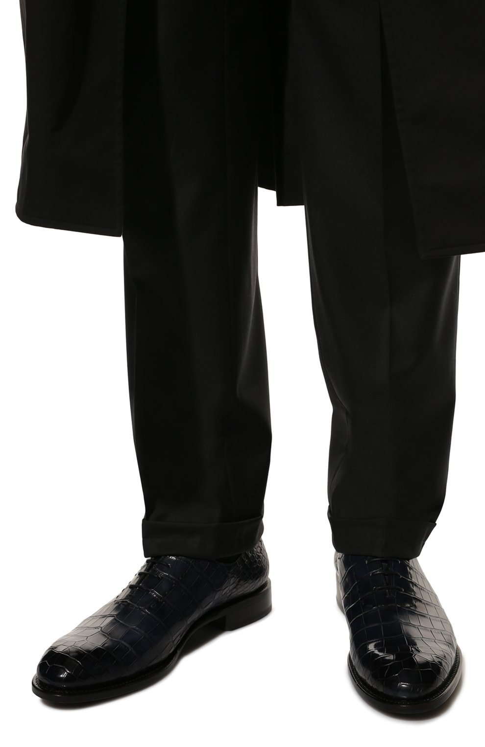 Оксфорды из  кожи аллигатора BRIONI, арт. QEDA00/04713/AMIS, фото 3