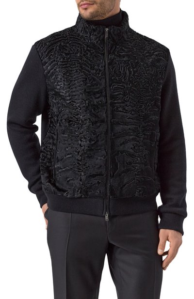 Кардиган с отделкой из свакары MVST, арт. FTRECK-ES4440SW BS, фото 3