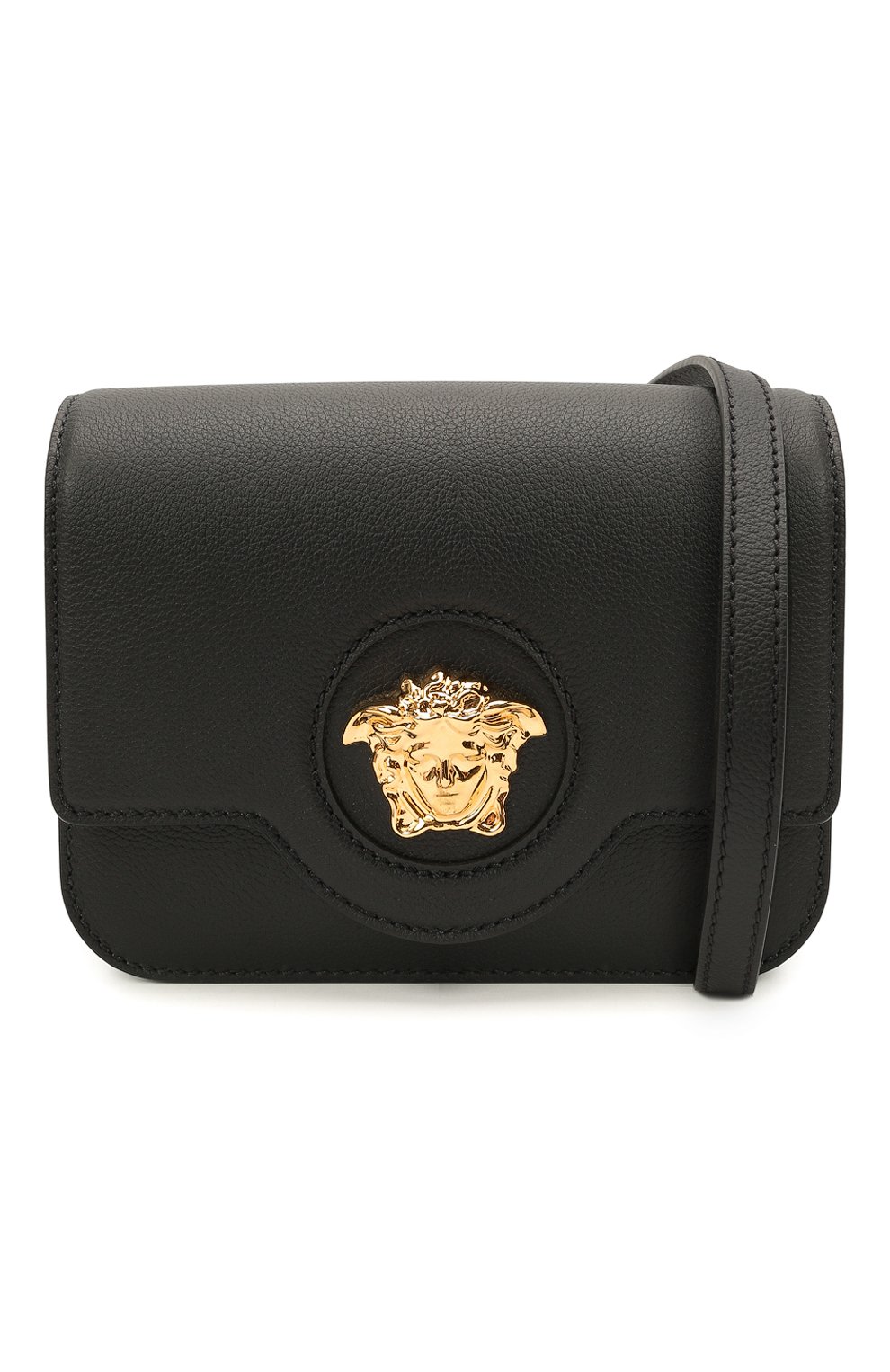 Сумка la medusa small VERSACE черного цвета по цене 174500 руб., арт. 1001263/DVIT2T, фото 5 Сумка la medusa small VERSACE, арт. 1001263/DVIT2T, фото 5