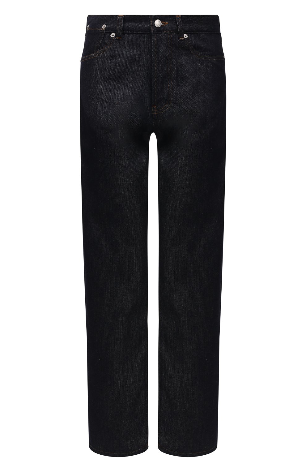 Джинсы DRIES VAN NOTEN синего цвета по цене 29100 руб., арт. 211-12413-2376, фото 1 Джинсы DRIES VAN NOTEN, арт. 211-12413-2376, фото 1