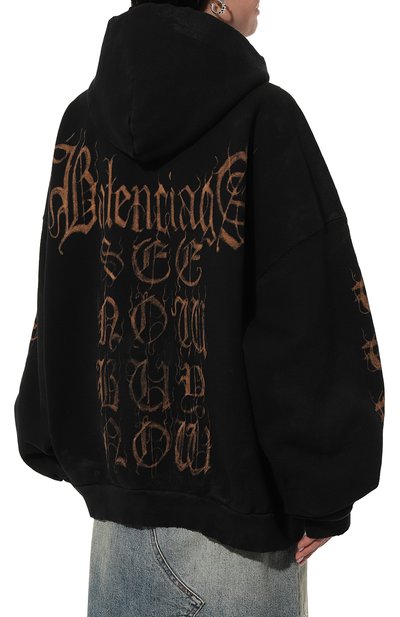 Хлопковая толстовка BALENCIAGA, арт. 744444/T0VD9, фото 4